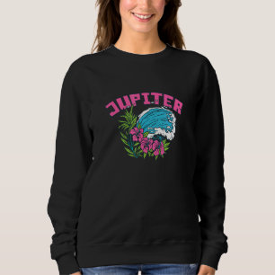 Jupiter Florida Summer Fl Tropical Jove Blommigt P T Shirt