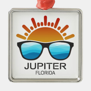 Jupiter Florida Sunglasses Julgransprydnad Metall