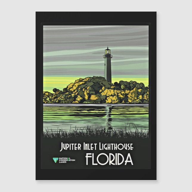 Jupiter, Florida vintage resor poster (Framsida)