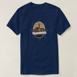 Jupiter Florida Vintage Stil med fyr T Shirt