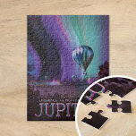 Jupiter | Framtida NASA-visioner Pussel<br><div class="desc">En poster design från NASA JPL:s Exoplanet Travel Bureau-serie: Visioner av framtida futuristiskans resmål över hela galaxen. Kolla in fullt om du vill ha mer retrofi-utrymmesresa i bilder. Kredit NASA/JPL-Caltech. Använda verktygen för att lägga till anpassningsbar eller anpassa bilden.</div>