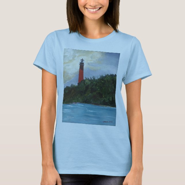 Jupiter fyr t-shirt (Framsida)
