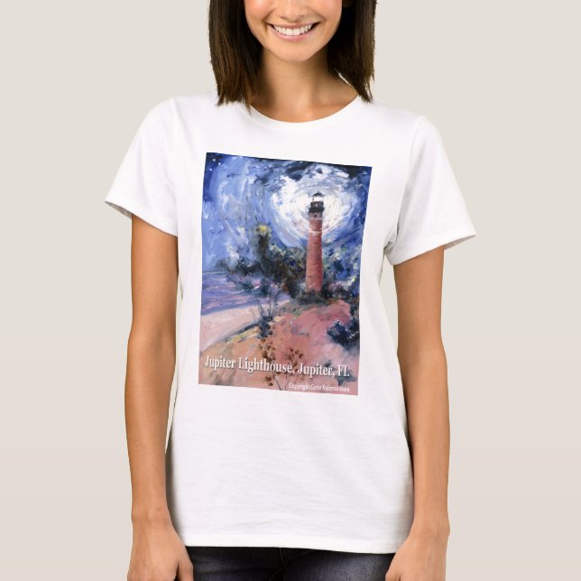 Jupiter fyr tee shirt (Framsida)