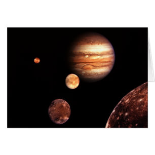 Jupiter Galilean Måne Astronomy & Science Gifts OBS Kort