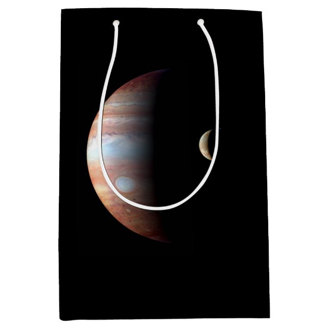 Jupiter Gas Giant Planet & Io Galilean Måne (Framsidan)