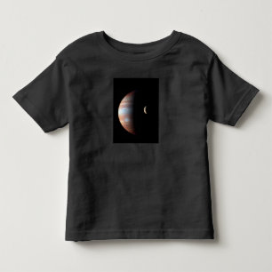 Jupiter Gas Giant Planet & Io Galilean Måne T Shirt