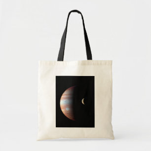 Jupiter Gas Giant Planet & Io Galilean Måne Tygkasse