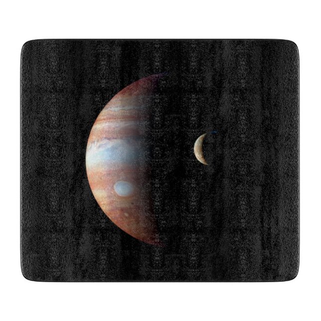 Jupiter Gasjätteplanet & Io Galileisk måne (Framsidan)