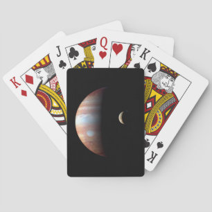 Jupiter Gasjätteplanet & Io Galileisk måne Casinokort