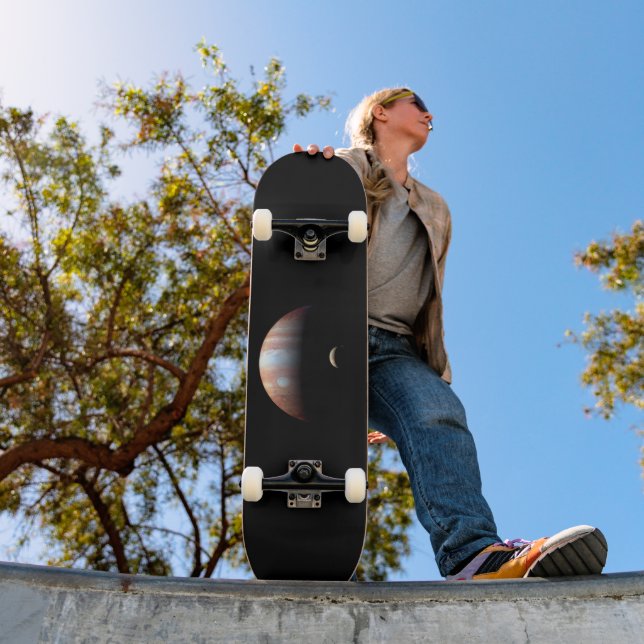 Jupiter Gasjätteplanet & Io Galileisk måne Mini Skateboard Bräda 18,5 Cm (Utomhus 1)