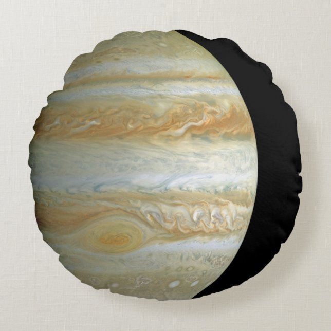 Jupiter Hemisphere Rund Kudde (Framsidan)