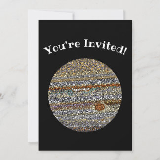 Jupiter i prickar inbjudningar