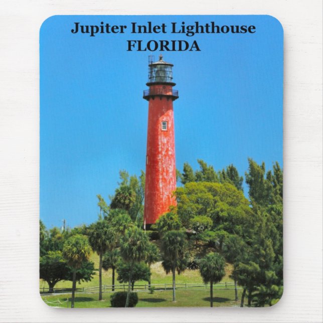 Jupiter Inlet Lighthouse, Florida Mousepad Musmatta (Framsidan)