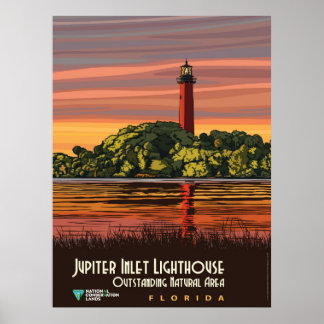 Jupiter Inlet Lighthouse Florida Poster