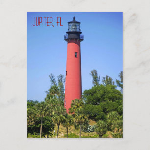 Jupiter Inlet Lighthouse, Jupiter, Florida Vykort