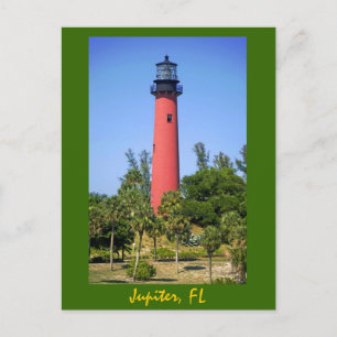 Jupiter Inlet Lighthouse, Jupiter, Florida Vykort