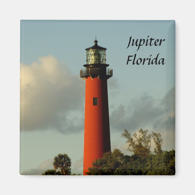 Jupiter Inlet Lighthouse Magnet (Framsidan)