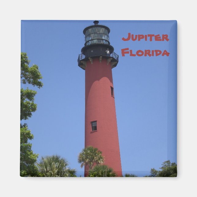 Jupiter Inlet Lighthouse Magnet (Framsidan)