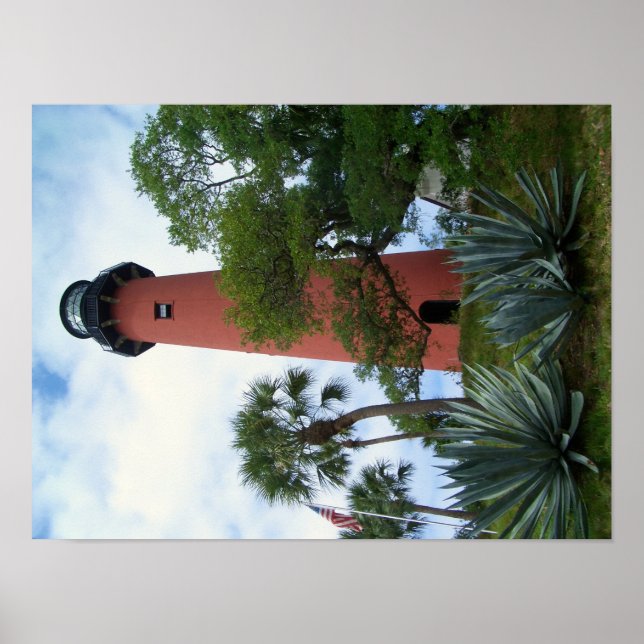 Jupiter Inlet Lighthouse & Museum Jupiter Florida Poster (Framsidan)