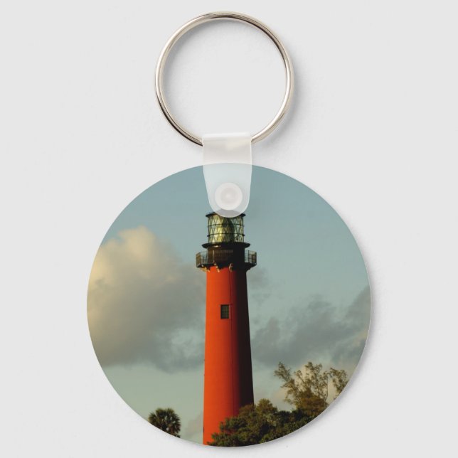 Jupiter Inlet Lighthouse Nyckelring (Framsida)