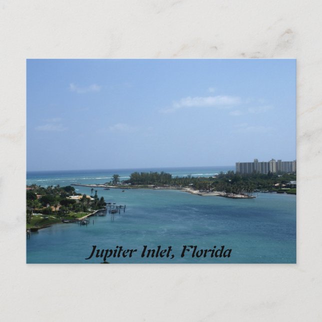 Jupiter Inlet Vykort (Framsida)