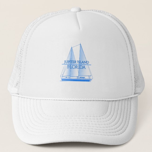 Jupiter Island Coastal Nautical Sailing Sailor Keps (Framsida)