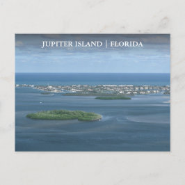 Jupiter Island Florida Arial View Vykort