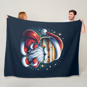Jupiter Jolly Old St. Nick Tomte Astrologi Fleecefilt