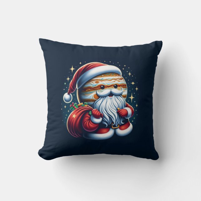 Jupiter Jolly Old St. Nick Tomte Astrologi Kudde (Framsida)