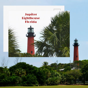 Jupiter Lighthouse Florida Photographic Vykort