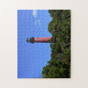 Jupiter Lighthouse i Jupiter Florida skapat in i Pussel