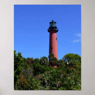 Jupiter Lighthouse på en Poster