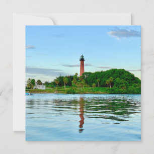 Jupiter Lighthouse-platta kort