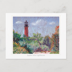 Jupiter Lighthouse-vykort Vykort