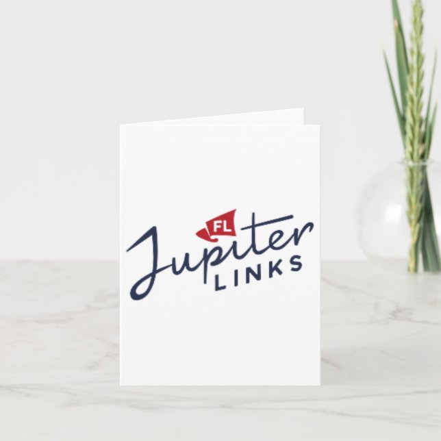 Jupiter Links Golf Klubb Tgl Logotyp Officiellt li Kort (Framsida)