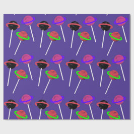 Jupiter Lollipop Wrapping Papper Presentpapper