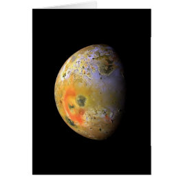 Jupiter måne Lo NASA Hälsningskort