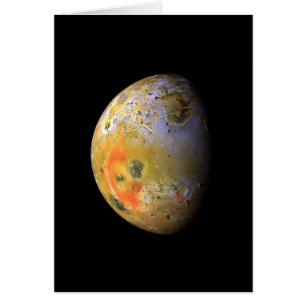 Jupiter måne Lo NASA Hälsningskort