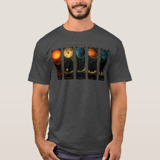 Jupiter Måne Space Exploration Cosmos Planet Art T Shirt