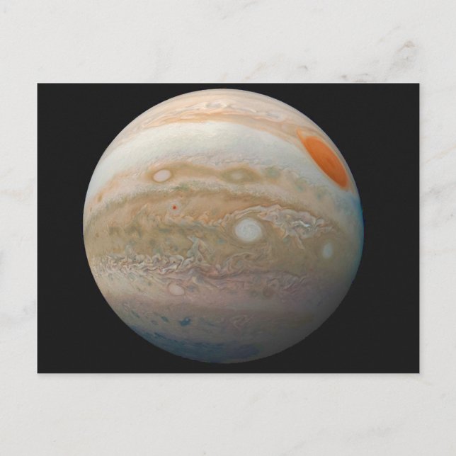 Jupiter Marble från Junocam Vykort (Framsida)