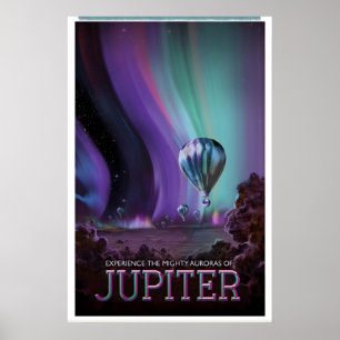 Jupiter NASA Rymdresor Posterutskrift Stjärnor Poster