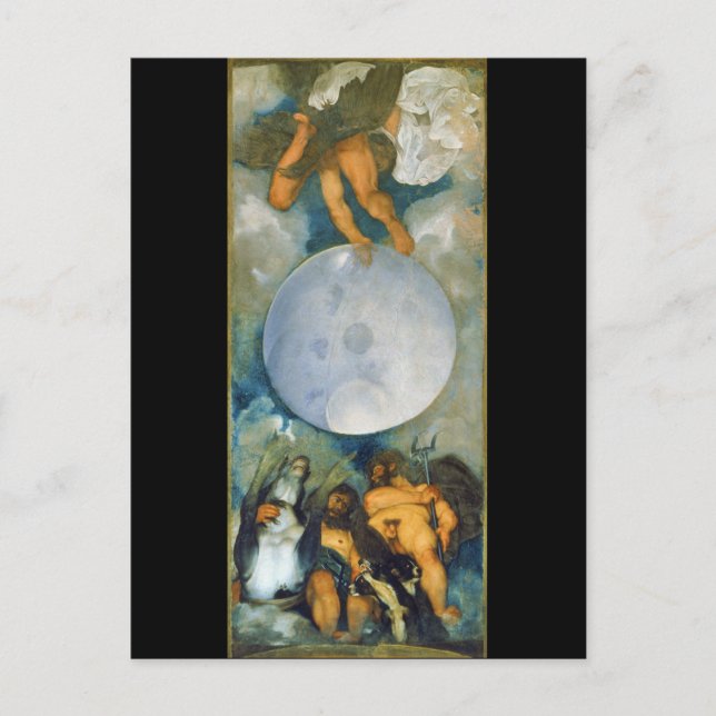 Jupiter Neptune och Pluto av Caravaggio 1597 Vykort (Framsida)