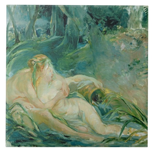 Jupiter och Callisto, efter en målning vid Boucher Kakelplatta (Framsidan)