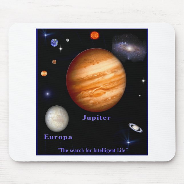 Jupiter och Europa Musmatta (Framsidan)