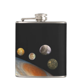 Jupiter och Fyra Måne Galileo Satellites Fickplunta