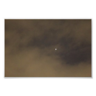 Jupiter och Galilean Måne Fototryck