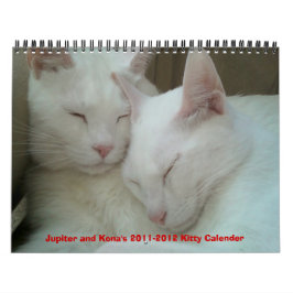Jupiter och Kona's 2011-2012 Kattunge Calender Kalender