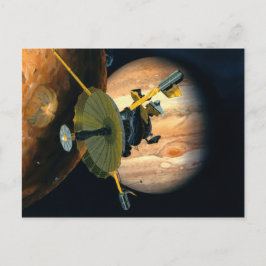 Jupiter och Lo Galileo-sonden Vykort