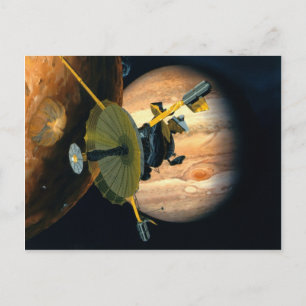 Jupiter och Lo Galileo-sonden Vykort