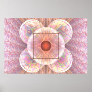 Jupiter och Mars per Martineau Poster